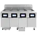 Frymaster 4FQE30U Electric Fryer, (4) 30 lb Vats, Floor Model 1 image