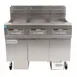 Frymaster FPGL330CA Multiple Battery Gas Fryer w/ (3) 30-lb Frypots, Built-In Filtration, 225,000 BTU 1 image