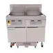 Frymaster FPLHD265 Multiple Battery Gas Fryer w/ (2) 100-lb Frypots, Built-In Filtration, 210,000 BTU 1 image