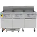 Frymaster FPLHD365 Multiple Battery Gas Fryer w/ (3) 100-lb Frypots, Built-In Filtration, 315,000 BTU 1 image