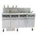 Frymaster FPPH455 Multiple Battery Gas Fryer w/ (4) 50-lb Frypots, Built-In Filtration, 320,000 BTU 1 image