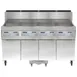 Frymaster SCFHD450G Multiple Battery Gas Fryer w/ (4) 50 lbs Frypots, Built-In Filtration, 400.000 BTU 1 image