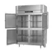 Victory FS-2D-S1-EW-HD-HC 58" 4-Half Solid Door Reach-In Freezer, Top Mounted, 49 cu. ft., Stainless Steel 5 image