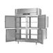 Victory FS-2D-S1-EW-PT-HD-HC 58" 8-Half Solid Door Pass-Thru Freezer, 2-Section, Top Mounted, 53 cu. ft. 5 image
