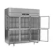 Victory FS-3D-S1-HG-HC 77.75" 3-Section Reach-In Freezer, 6 Half Glass Doors, Top Mounted, 68 cu. ft., Stainless Steel 4 image