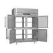 Victory FSA-2D-S1-EWPTHDHC 58" 8-Half Solid Door Pass-Thru Freezer, 2-Section, Top Mounted, 53 cu. ft., Stainless Steel 4 image