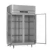 Victory FSA-2D-S1-G-HC 52.13" 2-Section Glass Door Reach-In Freezer, Top Mounted, 45 cu. ft., Stainless Steel Exterior, Aluminum Interior 4 image