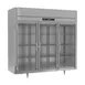 Victory FSA-3D-S1-EW-G-HC 85.5" 3-Section Reach-In Freezer w/ 3 Glass Doors, Top Mounted, 74 cu. ft., Stainless Steel 1 image