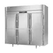 Victory FSA-3D-S1-EW-HD-HC 85.5" 3-Section Reach-In Freezer, 6 Half Solid Doors, Top Mounted, 74 cu. ft., Stainless Steel 3 image