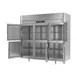 Victory FSA-3D-S1-EW-HD-HC 85.5" 3-Section Reach-In Freezer, 6 Half Solid Doors, Top Mounted, 74 cu. ft., Stainless Steel 5 image
