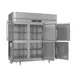 Victory FSA-3D-S1-HD-HC 77.75" 3-Section Reach-In Freezer, 6 Half Solid Doors, Top Mounted, 68 cu. ft., Stainless Steel 4 image