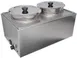 Uniworld FW-1002 Countertop Food Pan Warmer w/ 2 Wells, (2) 8-Qt. Inserts with Lids 1 image