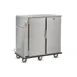 FWE A-120-2-XL 2-Door Heated Holding Cabinet 55-60" Height 120 Capacity Stainless Steel 6" Casters 1 image