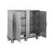 FWE A-180-2-XL 2-Door Heated Cab, 180‑Plate Capacity, 12‑3/8″ Diameter, Stainless Steel, 6″ Casters 3 image
