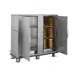 FWE A-180-2-XL 2-Door Heated Cab, 180‑Plate Capacity, 12‑3/8″ Diameter, Stainless Steel, 6″ Casters 4 image