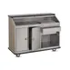 FWE BBC-5 50 lb. Ice Bin Removable Speed Rack-59" Portable Bar-Laminate Front & Side Panels 4 image