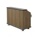 FWE BBC-5 50 lb. Ice Bin Removable Speed Rack-59" Portable Bar-Laminate Front & Side Panels 5 image