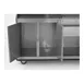 FWE BBC-5 50 lb. Ice Bin Removable Speed Rack-59" Portable Bar-Laminate Front & Side Panels 6 image