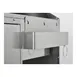 FWE BBC-5 50 lb. Ice Bin Removable Speed Rack-59" Portable Bar-Laminate Front & Side Panels 8 image