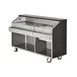 FWE BBC-6 50 lb. Ice Bin Removable Speed Rack-72" Portable Bar-Laminate Front & Side Panels 3 image
