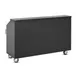 FWE BBC-6 50 lb. Ice Bin Removable Speed Rack-72" Portable Bar-Laminate Front & Side Panels 4 image