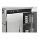 FWE BT-120 Heated 2-Door Stainless Steel Cabinet, 120 Capacity, Heat, 3 Shelves, 6" Casters 6 image