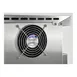 FWE BT-120 Heated 2-Door Stainless Steel Cabinet, 120 Capacity, Heat, 3 Shelves, 6" Casters 7 image