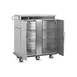 FWE BT-120-XL Cabinet, 55"-60" H, 2-Door Solid, 96-120 Plate Capacity, Heat Controls, 6" Casters 3 image