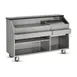 FWE CB-6 60 lb. Ice Bin Removable Speed Rack-72" Portable Bar-Laminate Front 1 image
