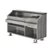 FWE CB-6 60 lb. Ice Bin Removable Speed Rack-72" Portable Bar-Laminate Front 3 image