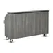 FWE CB-6 60 lb. Ice Bin Removable Speed Rack-72" Portable Bar-Laminate Front 4 image