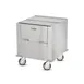 FWE DC-200-11 Stainless Steel Unheated Dish Storage Cart, 200 Plate 11" Capacity, Silver, 20-29"H 1 image