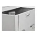 FWE DC-200-11 Stainless Steel Unheated Dish Storage Cart, 200 Plate 11" Capacity, Silver, 20-29"H 4 image