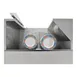 FWE DC-252-12 Stainless Steel Unheated Dish Storage Cart, 252 Plate 12" Capacity, Silver 4 image