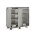 FWE E-1500-XXL Height 2-Door Heated Banquet Cabinet, 150-180 Plates, Electric, Steel, 73"-78" 3 image
