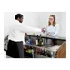 FWE ES-CB-8-BW Executive Series (2) 60 lb. Ice Bins Removable Speed Rack-95" Portable Bar-Maple Wood Front-Sides 5 image