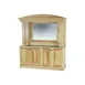 FWE ES-PSC-6 Executive Series-74" Portable Back Bar-Maple Wood Front 1 image