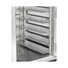 FWE ETC-1520-10 Stainless Steel 10 Tray Mobile Patient Meal Delivery Cart 6 image