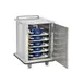 FWE ETC-1520-12 Stainless Steel 12 Tray Mobile Patient Meal Delivery Cart 4 image