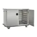 FWE ETC-1520-24 Stainless Steel 24 Tray Mobile Patient Meal Delivery Cart 1 image