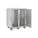 FWE ETC-1520-40 Stainless Steel 40 Tray Mobile Patient Meal Delivery Cart 3 image