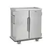 FWE ETC-16 Stainless Steel 16 Tray Mobile Patient Meal Delivery Cart 1 image