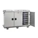 FWE ETC-18 Stainless Steel 18 Tray Mobile Patient Meal Delivery Cart 3 image