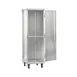 FWE ETC-1826-15-40-AL 40 Pan Aluminum Bun / Food Pan Enclosed Transport Cabinet w/ 1-1/2" Bottom Load Slides 1 image