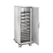 FWE ETC-1826-19 19 Pan Stainless Steel Bun / Food Pan Enclosed Transport Cabinet w/ 3" Bottom Load Slides 4 image