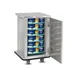 FWE ETC-6 Stainless Steel 6 Tray Mobile Patient Meal Delivery Cart 4 image
