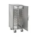 FWE ETC-UA-11 11 Pan Stainless Steel Bun / Food Pan Enclosed Transport Cabinet w/ 4-1/2" Bottom Load Slides 4 image