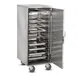 FWE ETC-UA-14 14 Pan Stainless Steel Half Height Bun / Food Pan Enclosed Transport w/ 4-1/2" Bottom Load Slides 1 image