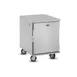 FWE ETC-UA-5 5 Pan Stainless Steel Under Counter Bun / Food Pan Enclosed Transport w/ 4-1/2" Bottom Load Slides 1 image