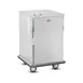 FWE ETC-UA-7INS 7 Pan Mobile Stainless Steel 1/2 Height Bun / Food Pan Enclosed Transport w/ 4-1/2" Bottom Load Slides 1 image
